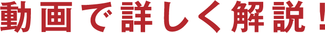 動画で詳しく解説！